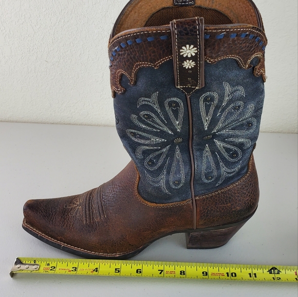 Ariat Western Cowgirl Boots Leather Women’s Size 9 B - Picture 4 of 16